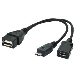 USB Adapter Gembird micro A -> micro B 0.15m OTG (A-OTG-AFBM-04)