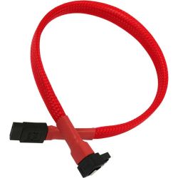Kabel Nanoxia SATA 6Gb/s Kabel abgewinkelt 30 cm, rot (NXS6G3R)