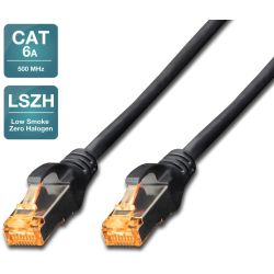 Patchkabel Cat6a S-FTP 10m schwarz (DK-1644-A-100/BL)
