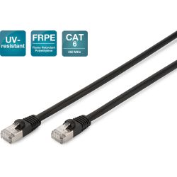 Patchkabel Cat6 S-FTP 1m schwarz (DK-1644-010/BL-OD)