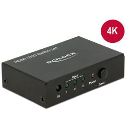 3-fach HDMI UHD Switch schwarz (18683)