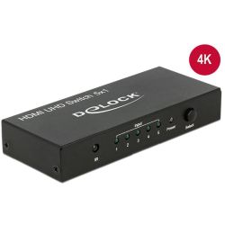 DELOCK Switch HDMI 5 in > 1 out HDMI 4K UHD (18685)