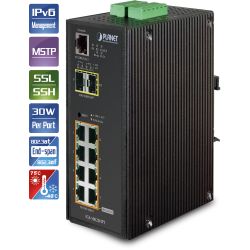 Industrie GE PoE+ Switch   8+2 (IGS-10020HPT)