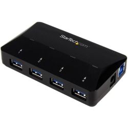 4-PORT USB 3 HUB + 2.4A DCP (ST53004U1C)