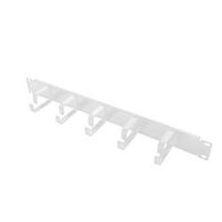LogiLink Kabelführungspanel Logilink 19 1HE, 5 Stahlbügel, grau (OR101G)