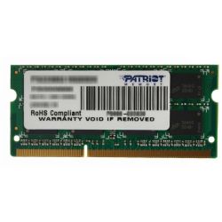 Patriot SO-DIMM 4 GB DDR3-1600, Arbeitsspeicher (PSD34G16002S)