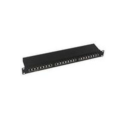 Patchpanel Logilink 19 Einbau Kat.6 STP 24 Port, schwarz (NP0055)