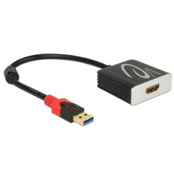 Adapter USB-A 3.0 Stecker zu HDMI Buchse schwarz (62736)