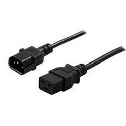 PowerWalker IEC-19/IEC-14 Adapter 10A schwarz (91010040)