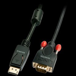 Kabel DisplayPort/VGA, 1m  DP Stecker an VGA Stecker (41941)