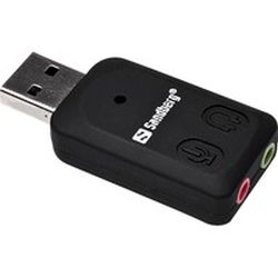 SANDBERG USB to Sound Link Externe USB-Soundkarte mit Anschlu (133-33)