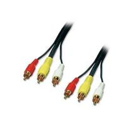 Premium Audio-Video-Kabel,  3x RCA (Cinch) Stecker / Stecker,  (35690)