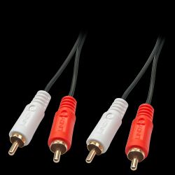 Premium Audiokabel (Cinch), Stecker/Stecker, 1m (35660)