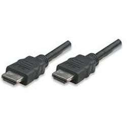 MANHATTAN HDMI 1.4 Kabel 19-pin MHP 2 x HDMI 19-pol. Stecker  (323260)
