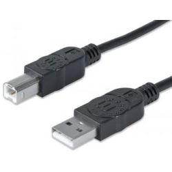 MANHATTAN Hi-Speed USB 2.0 Anschlusskabel Typ A Stecker / Typ (333368)