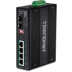 Switch 6-port Industrial Gbit PoE+ IP30 Metall 12-56V 120W (TI-PG62B)