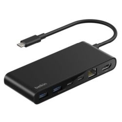 Belkin BELKIN CONNECT 8-IN-1 USB-C HUB (INC024HQBK)