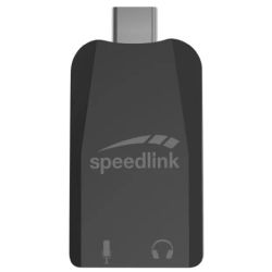Speedlink Speedlink USB-C Soundkarte VIGO, schwarz retail (SL-880501-BK)