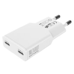 4smarts 4smarts Netzladegerät PDPlug Slim Dual 30W GaN 2C, weiß (541743)