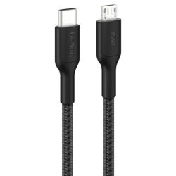 Belkin Belkin BoostCharge Pro USB-C auf Micro-USB-Kabel, schwa (CAB026hq1MBK)
