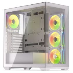 Krux Exo White Gehäuse weiß mit Sichtfenster (KRXD009)