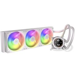 Krux HydroGlance 360 ARGB LCD White Wasserkühlung weiß (KRXE005)