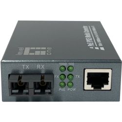 Level One LevelOne Media Konverter RJ45->SC GE SM PoE 30W 1310nm  20k (GVT-2014)