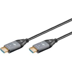 Goobay AOC Kabel HDMI-A Stecker zu HDMI-A Stecker 20m schwarz (76275)