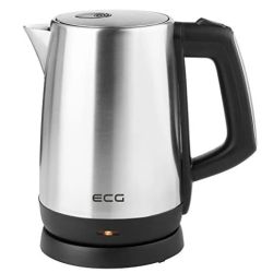 ECG RK 1742 Puro Wasserkocher edelstahl/schwarz (100001831806)