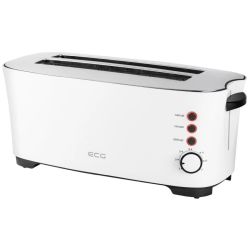ECG ST 13730 Langschlitz-Toaster weiß (340810394958)