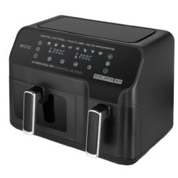 ECG AF 8300 Doppel-Heißluftfritteuse schwarz (100001916714)