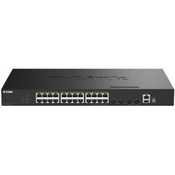 D-Link DGS-1530 Rackmount Gigabit Smart Stack Switch schwarz (DGS-1530-28P/E)