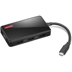 Lenovo 100 USB-C Travel Dock schwarz (GX91M73945)