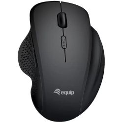 Equip Ergonomische Dual Mode Wireless Maus schwarz (245121)