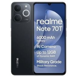 Realme Note 70T 256GB Mobiltelefon obsidian black (631011006476)