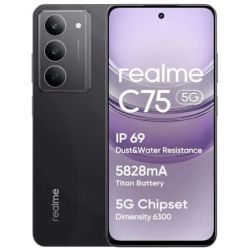 Realme C75 5G 256GB Mobiltelefon storm black (631011006343)