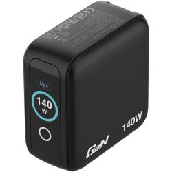 Verbatim 4-port Mini-GaN-Ladegerät mit Display 140W schwarz (30240)