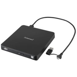 Intenso EOD 400D Slim DVD-Brenner Laufwerk schwarz USB-C  (5401400)
