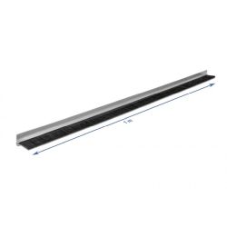 Delock DELOCK Bürstenstreifen 40 mm mit Alu-Profil gewinkelt 1m (66652)