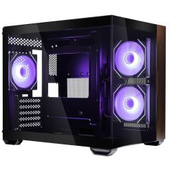 Cooler Master Elite 481 Wood Black Gehäuse schwarz/braun (E481-KHNN-S00)