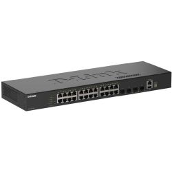 D-Link DGS-1530 Rackmount Gigabit Smart Stack Switch schwarz (DGS-1530-28/E)
