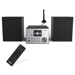 Xoro HMT 500 Pro V2 Internetradio mit CD-Player silber/schwarz (SAT100380)