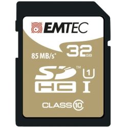 Emtec Gold+ R85/W21 SDHC 32GB Speicherkarte (ECMSD32GHC10GP)
