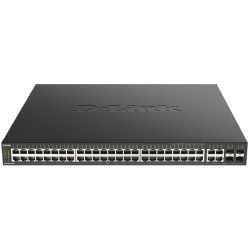 D-Link DGS-2000 Rackmount Gigabit Managed Switch schwarz (DGS-2000-52MP)