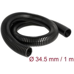 Delock DELOCK Kabelschutzschlauch 1 m x 34,5 mm schwarz (60460)