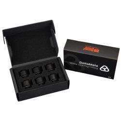 Thermal Grizzly DeltaMate Extender MF10 Verlängerung G1/4 schwarz 6er (TG-DM-FIT-6006)