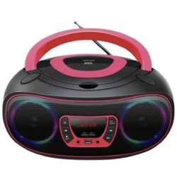 Denver TCL-212BT Boombox CD-Player schwarz/pink (TCL-212BTP)