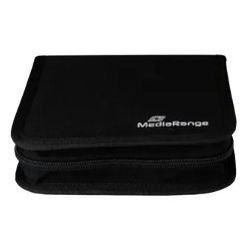 MediaRange CD Wallet schwarz für 24 CD/DVDs (BOX50)