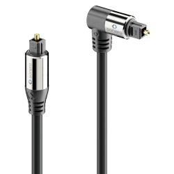 SONERO Kabel Toslink zu Toslink gewinkelt 10m schwarz (S-OC110-100)