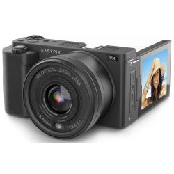 Easypix PowerPro VX6430 Flip Screen Digitalkamera schwarz (20205)